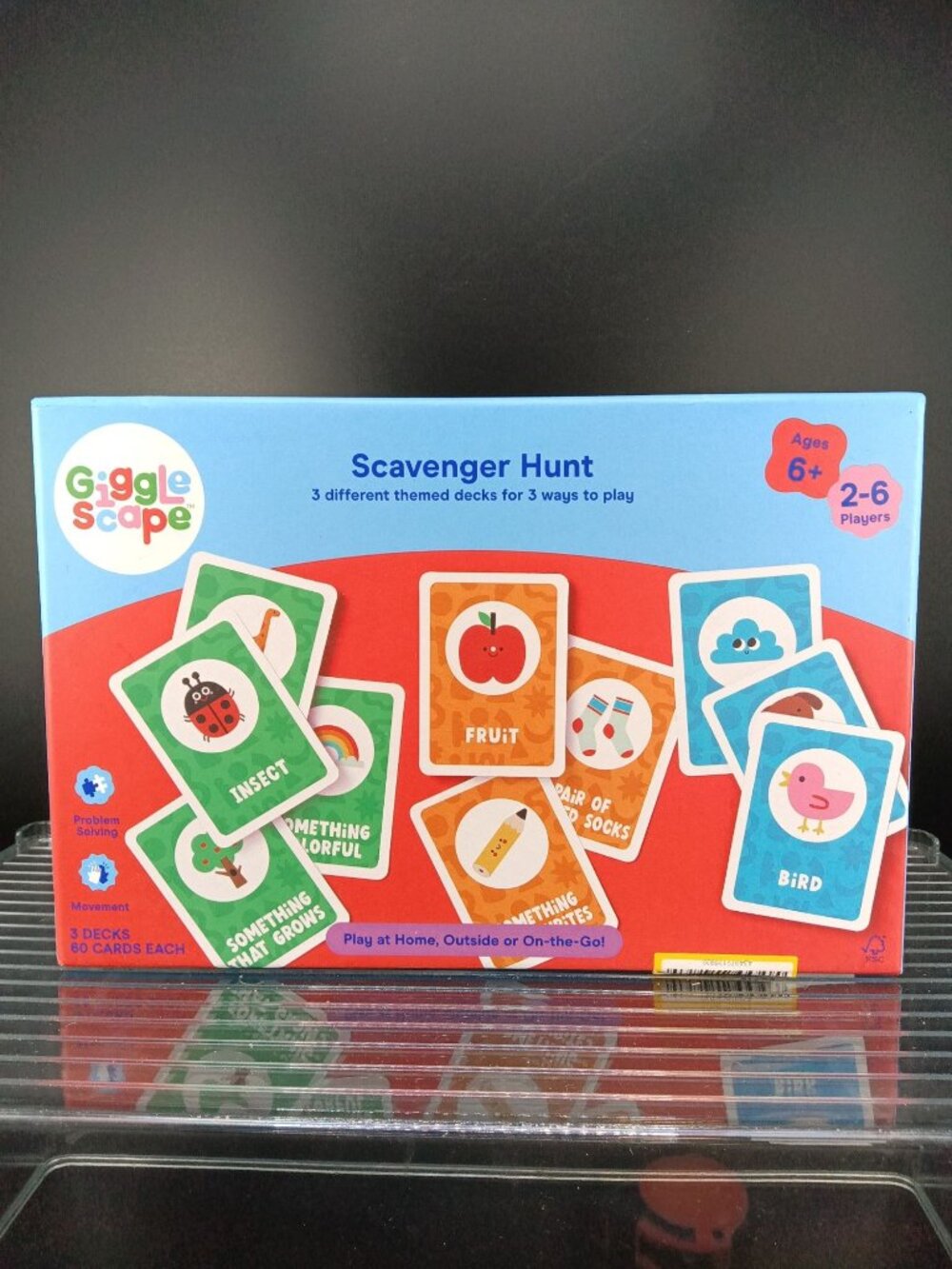 Giggle Scape Scavenger Hunt 3 Decks 60 Cards Each 2-6 Players